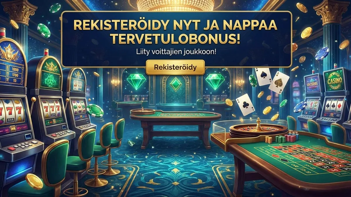 Rekisteröidy bonuksella